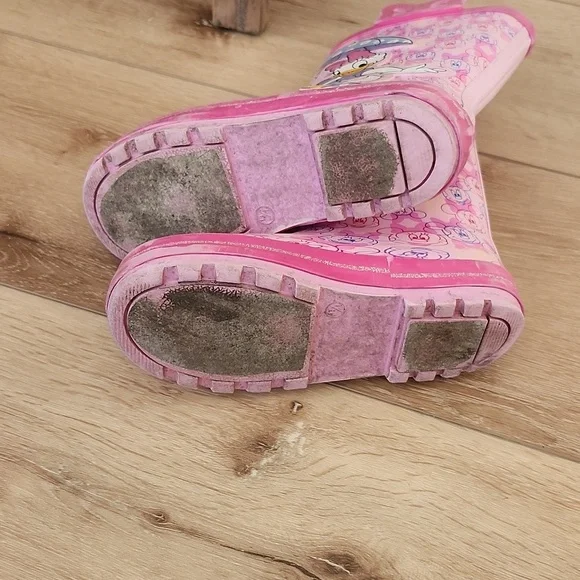 Pink Minnie Mouse Rain Boots, 13-1 - Picture 9 of 9